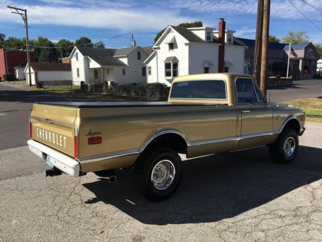 1968 Anniversary gold Original Factory color Chevrolet C-10 Long horn