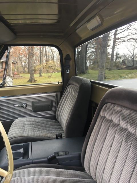1968 Anniversary gold Original Factory color Chevrolet C-10 Long horn