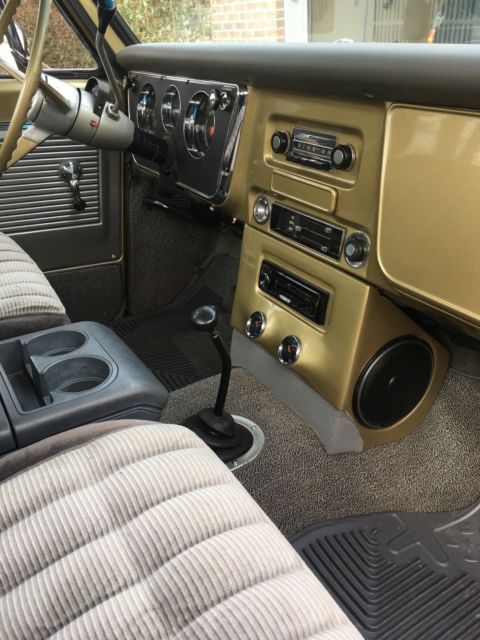 1968 Anniversary gold Original Factory color Chevrolet C-10 Long horn