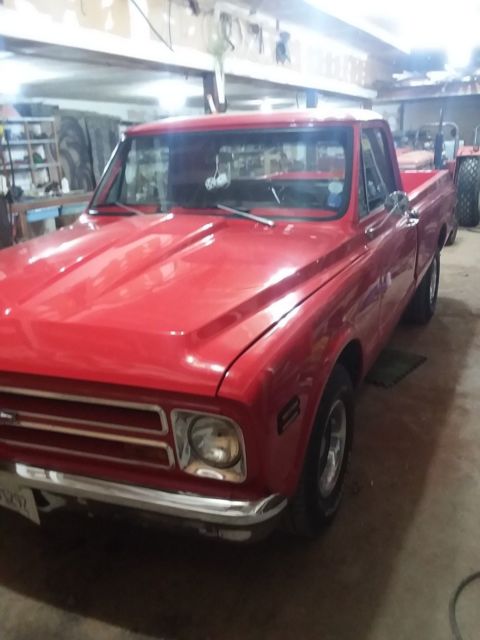 1968 Orange Chevrolet C-10 Standard Cab Pickup