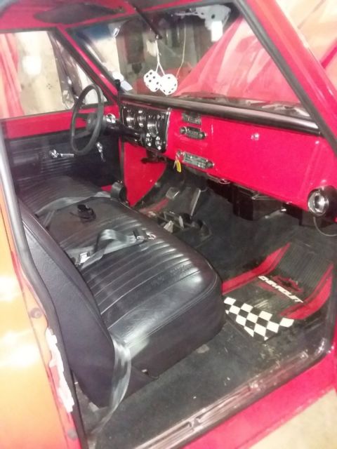 1968 Orange Chevrolet C-10 Standard Cab Pickup