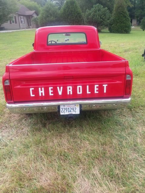 1968 Orange Chevrolet C-10 Standard Cab Pickup