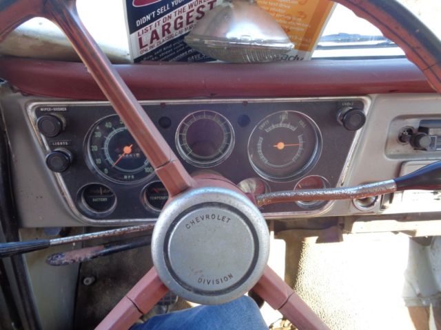 1968 White Chevrolet C-10 pickup