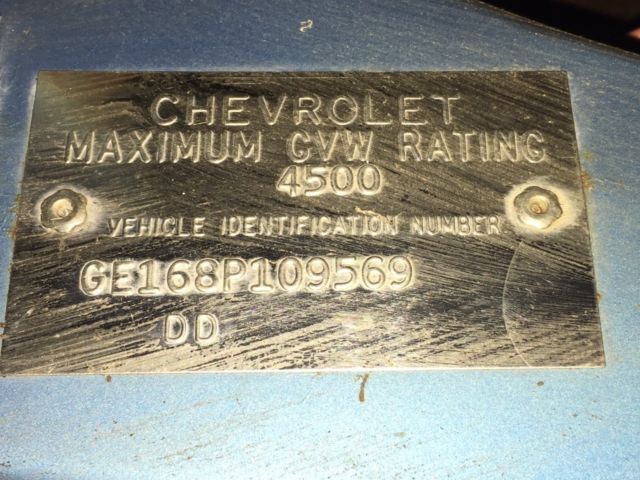 1968 Off White Chevrolet G20 Van Van