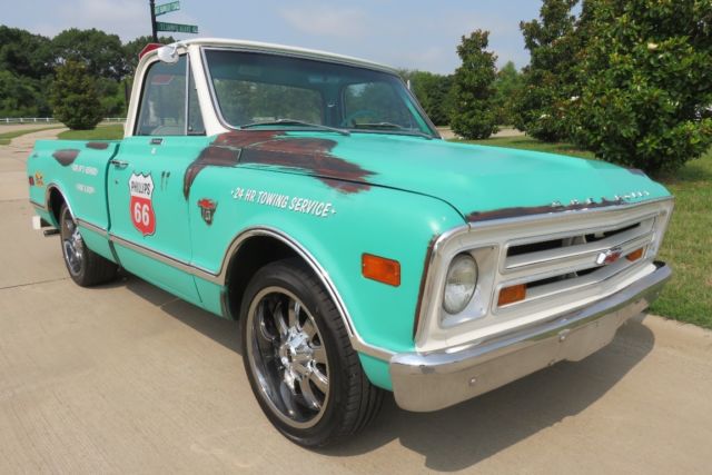 1968 Green Chevrolet C-10 Short Bed