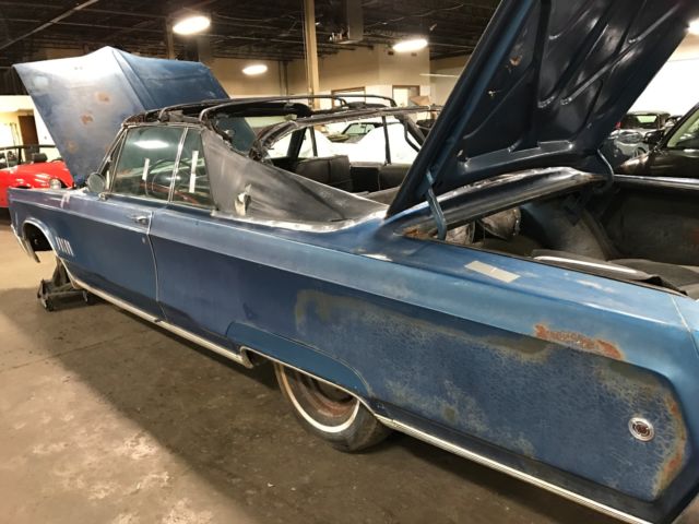 1968 Blue Chrysler 300 Series Convertible