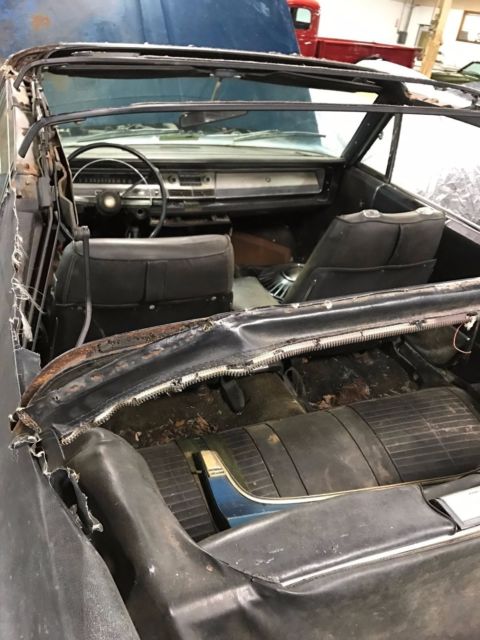 1968 Blue Chrysler 300 Series Convertible