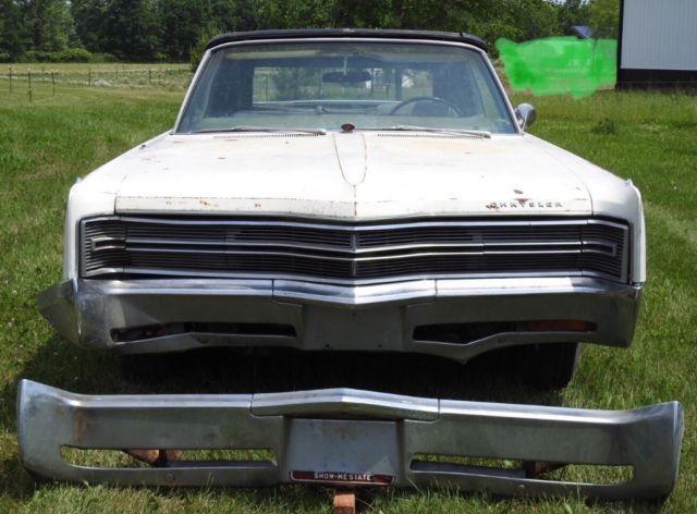 1968 White Chrysler 300 Series Convertible