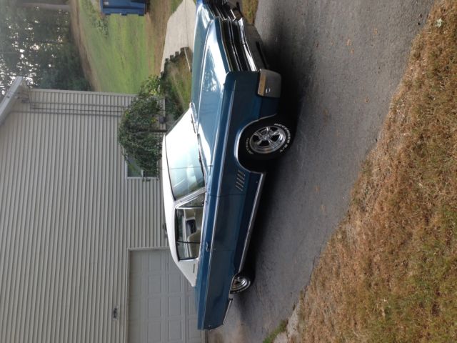 1968 Blue Chrysler 300 Series Fastback