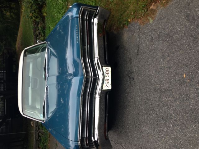 1968 Blue Chrysler 300 Series Fastback