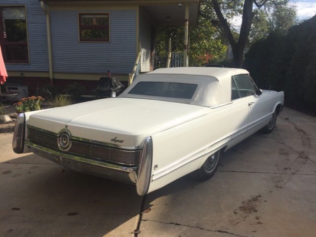 1968 White Chrysler Imperial Convertible