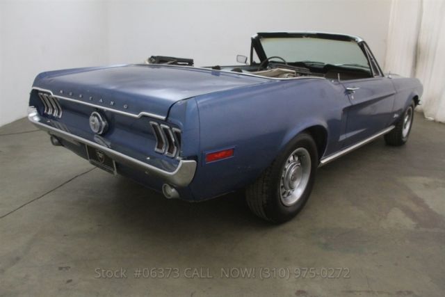 1968 White Ford Mustang