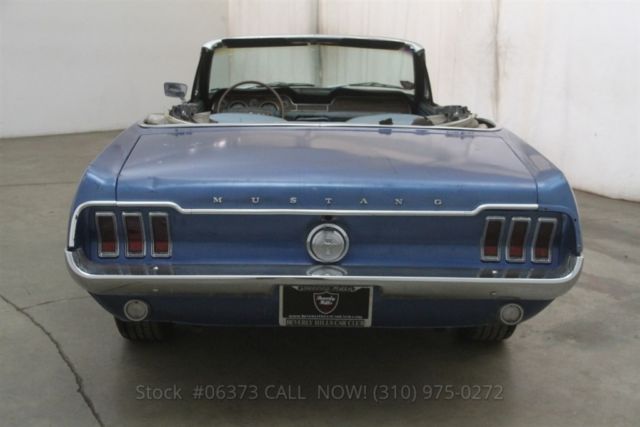 1968 White Ford Mustang