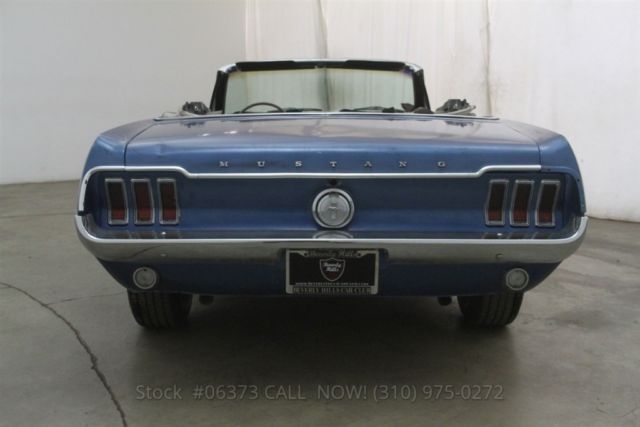 1968 White Ford Mustang