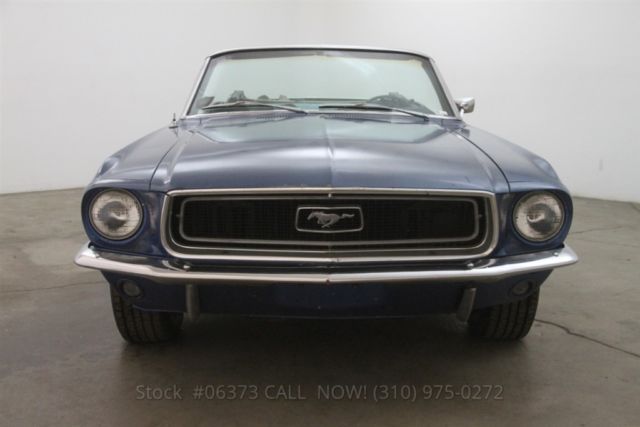 1968 White Ford Mustang
