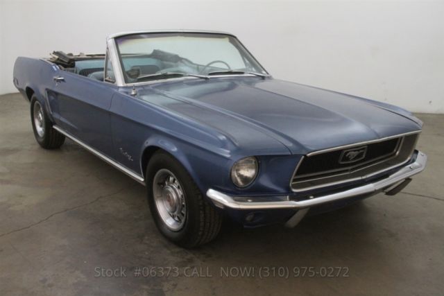 1968 White Ford Mustang