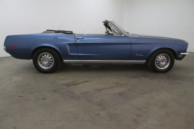 1968 White Ford Mustang