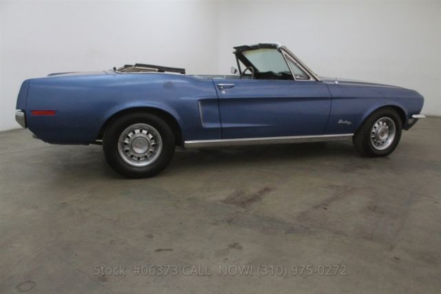 1968 White Ford Mustang