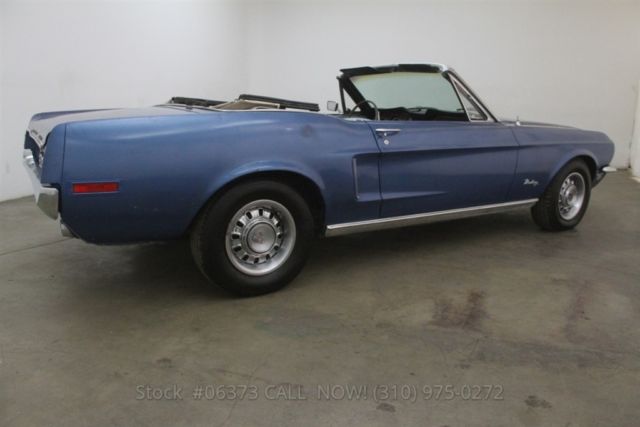 1968 White Ford Mustang
