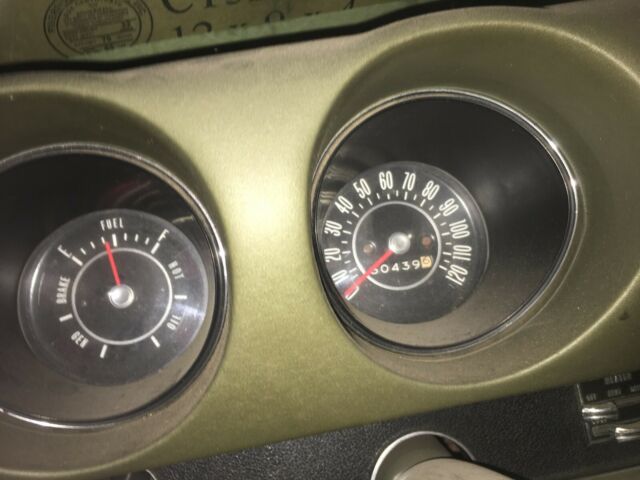 1968 Yellow Oldsmobile Cutlass Coupe