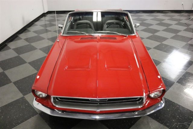 1968 Red Ford Mustang
