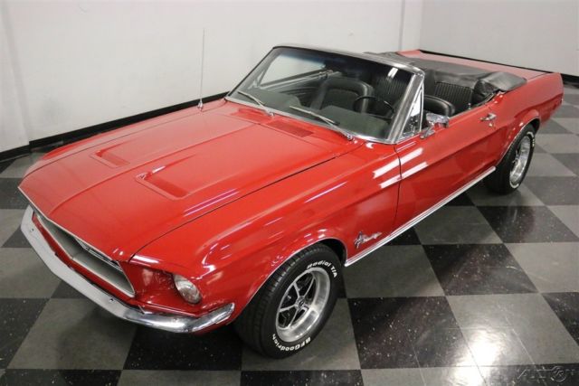 1968 Red Ford Mustang