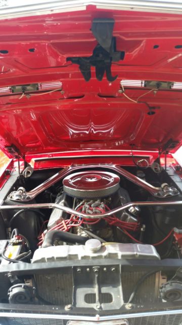 1968 Red Ford Mustang Convertible