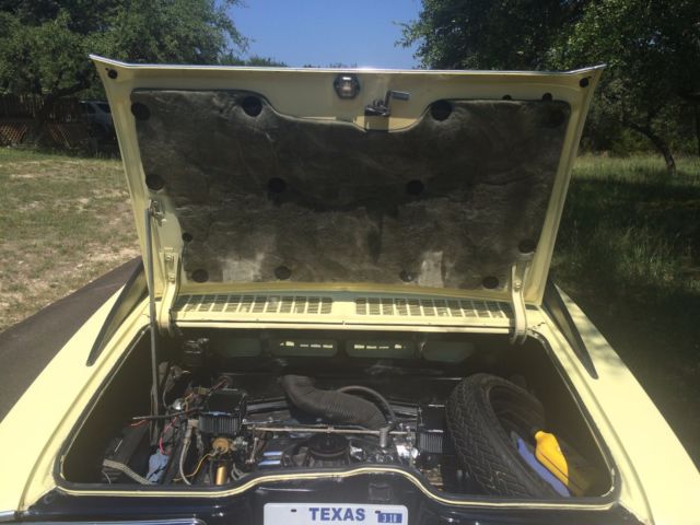 1968 Butternut Yellow Chevrolet Corvair Coupe