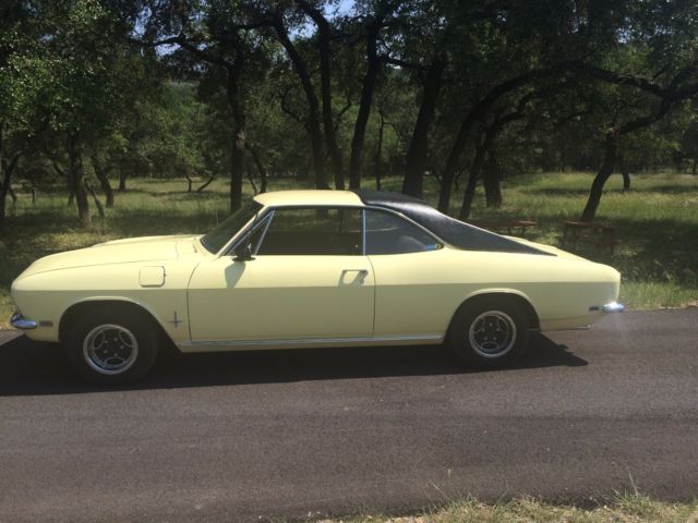 1968 Butternut Yellow Chevrolet Corvair Coupe