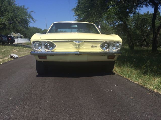 1968 Butternut Yellow Chevrolet Corvair Coupe
