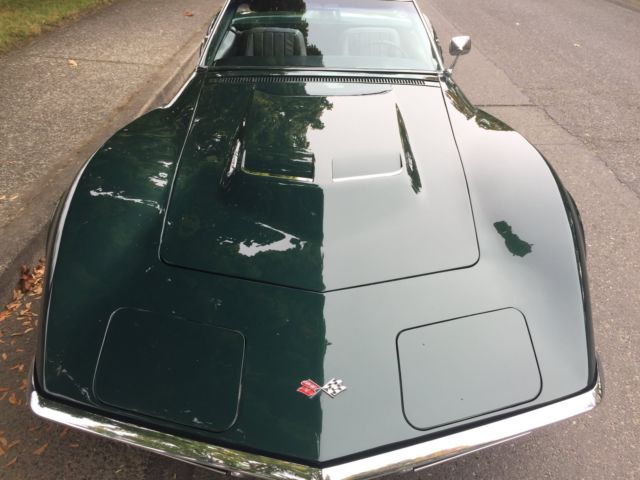 1968 Green Chevrolet Corvette Convertible