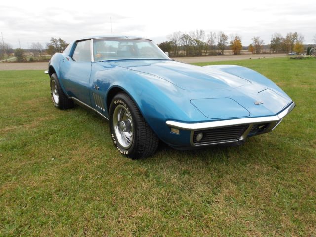 1968 lemans blue Chevrolet Corvette Coupe