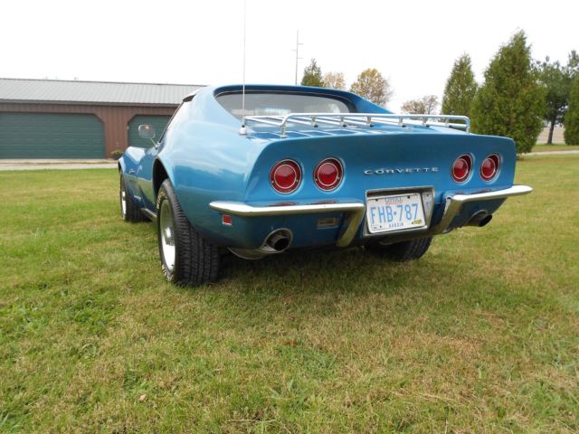 1968 lemans blue Chevrolet Corvette Coupe