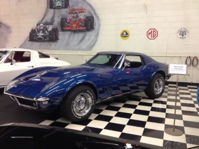 1968 Blue Chevrolet Corvette Coupe