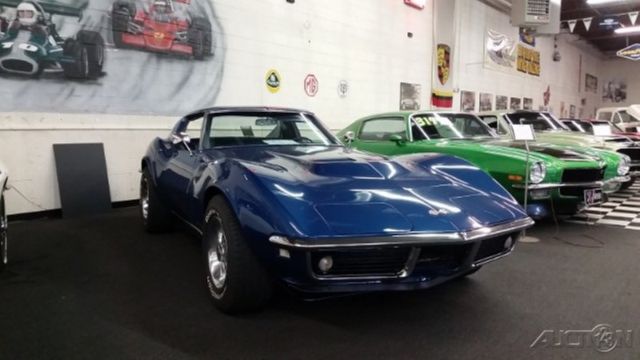 1968 Blue Chevrolet Corvette Coupe