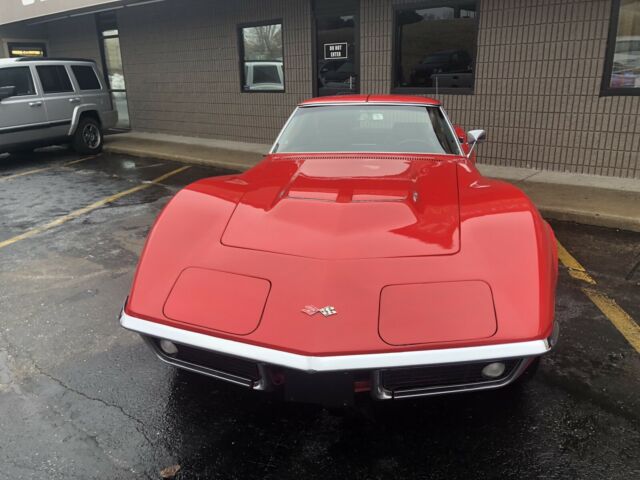 1968 Red Chevrolet Corvette