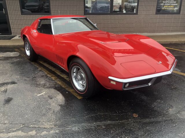 1968 Red Chevrolet Corvette