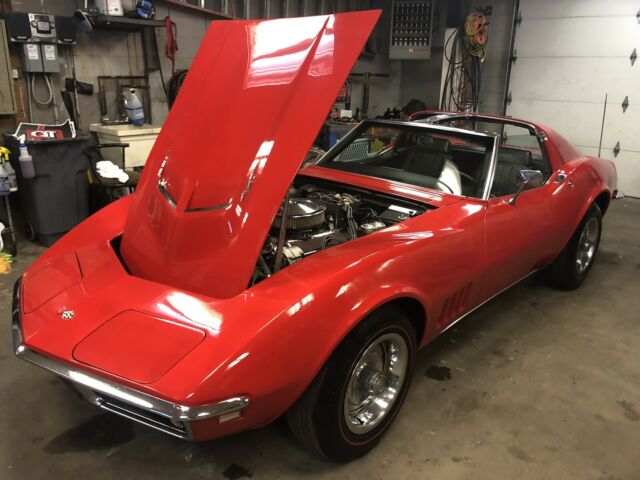 1968 Red Chevrolet Corvette