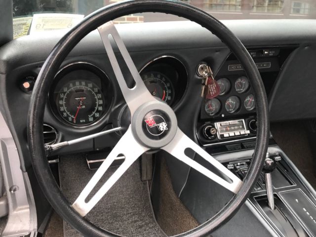 1968 Silver Chevrolet Corvette Convertible