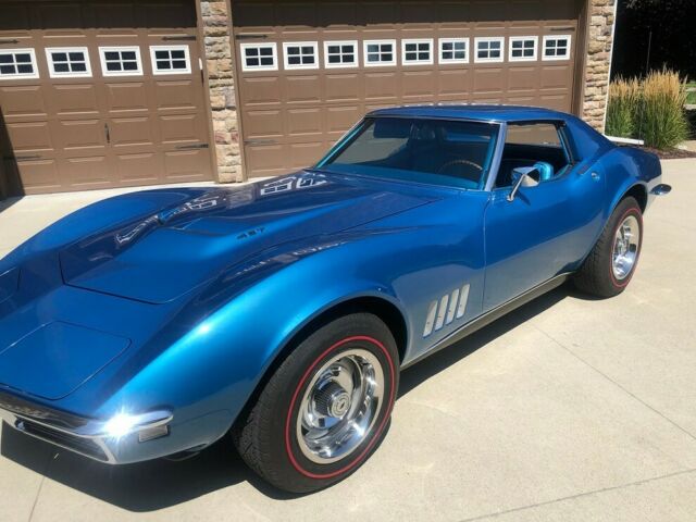 1968 Blue Chevrolet Corvette Coupe