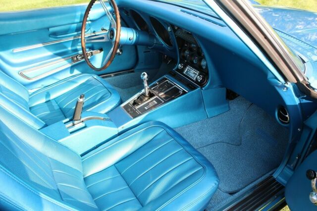 1968 Blue Chevrolet Corvette Coupe