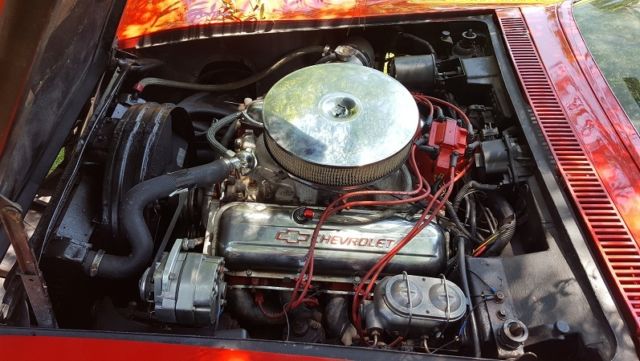 1968 Red Chevrolet Corvette Coupe