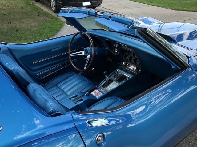 1968 Blue Chevrolet Corvette Convertible