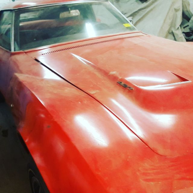 1968 Red Chevrolet Corvette
