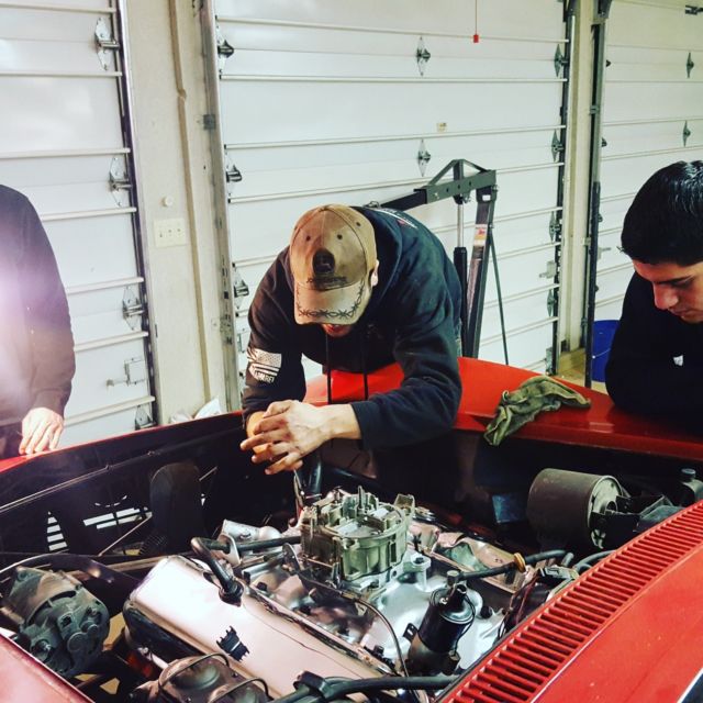 1968 Red Chevrolet Corvette