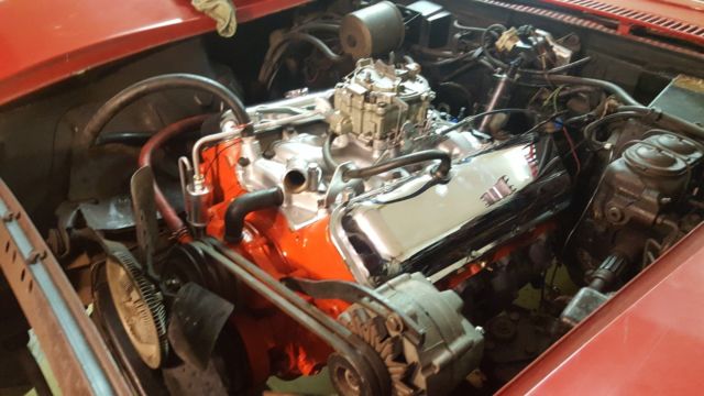 1968 Red Chevrolet Corvette