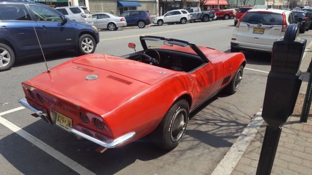 1968 Red Chevrolet Corvette
