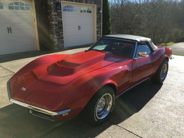 1968 Red Chevrolet Corvette