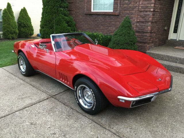 1968 Red Chevrolet Corvette