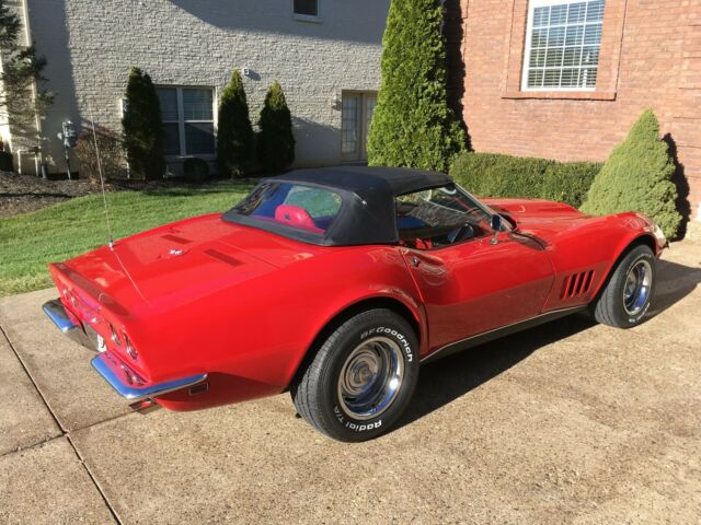 1968 Red Chevrolet Corvette